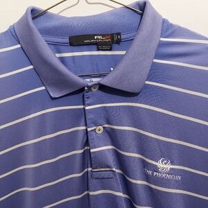 Polo Ralph Lauren RLX Mens Size XL Shirt Size Large The Phonecian Golf Club Logo